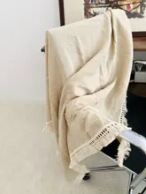 Manta de algodón con borlas para bebé, cubierta para cochecito de bebé, manta de muselina para recién nacido, gasa para el baño, colcha de muselina