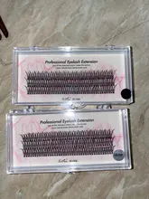 Extensión de pestañas de seda profesional, Pestañas postizas de pestañas con cola de pato a la moda