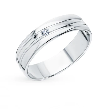 Gold wedding ring with diamond sunlight sample 585
Gold wedding ring with diamond sunlight sample 585