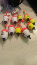 5 unids/lote 3g-80g luminosa flotador de espuma para pesca flotabilidad EVA suave Boya corcho de pesca noche de pesca palo de luz Bobber abordar