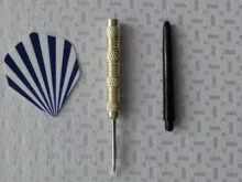 18 Uds (6 sets) profesional dardos de punta de acero s vuelo de dardos de punta de acero dardos con buen vuelos interior fitness