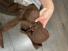 Bikini ahuecado de Color liso para mujer, traje de baño femenino de estilo vendaje con realce, 2021