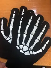 WARMOM-guantes de punto de invierno para niños, guantes cálidos de cinco dedos con lindo estampado para deportes al aire libre