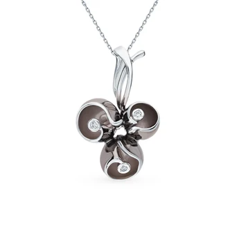 Silver Pendant with cubic zirconia sunlight sample 925 
Silver Pendant with cubic zirconia sunlight sample 925