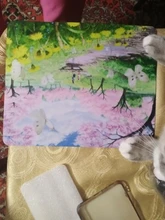 Mouse-Pad Laptop-Mat Flower Computer Desktop Butterfly Small-Size Landscape Washable