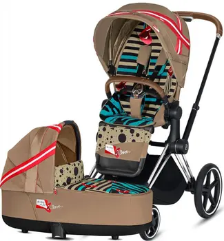 Stroller 2 in 1 Cybex Priam III Karolina Kurkova one love 
Stroller 2 in 1 Cybex Priam III Karolina Kurkova one love