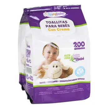 Baby Wipes with Cream (200 uds)
Baby Wipes with Cream (200 uds)