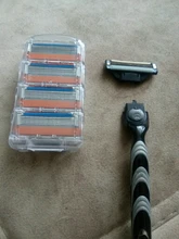 Gillette-Cuchillas de afeitar para hombre Fusion, 5 capas, cuchillas de seguridad, acero inoxidable, cuidado de la cara, 4 unidades