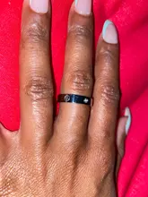 Anillo de circón con cabeza de Phillips para hombre y mujer, sortija Simple de acero inoxidable, oro rosa, gran oferta