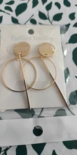 Pendientes con Clip geométricos para mujer, pendientes sin agujero colgantes, Joyería Moderna 2019