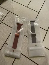 Correa de Metal de acero inoxidable para apple Watch, Correa delgada de 44mm, 40mm, 38mm, 42mm, Series 6 5 4 SE para iWatch 3 2 1