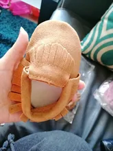 Zapatos de piel de ante para bebé, mocasines de suela blanda antideslizante para recién nacidos