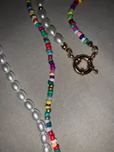 Pulseras coloridas cuentas de semillas para mujer, brazaletes bohemios de perlas ovaladas, joyería de playa, regalos de fiesta, L181