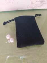 ¡Liquidación! AAAA-pendientes de tuerca de perlas de agua dulce cultivadas para mujer, de 6-11mm, 100% blanco de alto brillo, aretes de plata de ley para mujer