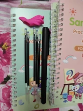 Caligrafía mágica que se puede reutilizar, juego de escritura a mano para chico, escritura de letras caligráficas para la escuela, novedad de 2021