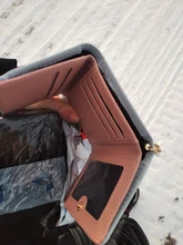 PURDORED 1 Pc lindo mujeres cartera Tarjetero de cuero Mini borla corta pequeña cartera monedero de mujer señoras tarjeta caso Tarjetero