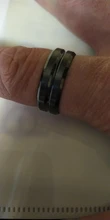 Anillo de diseño sencillo para hombre, accesorios de dedo, color morado y negro, joyería para cumpleaños