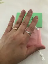 ¡Venta al por mayor! Anillos Foxanry de Plata de Ley 925 con cara sonriente para mujer, cadena creativa y sencilla, regalos geométricos para fiestas