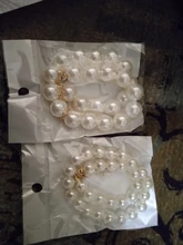 17KM-gargantilla de perla blanca de imitación para mujer, collar de boda con perlas redondas grandes, joyería de moda