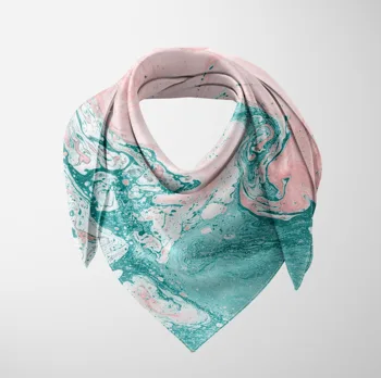 Else Turquoise Soft Pink Watercolor Abstract 3d Printed Square Rayon Fabric Neck Head Floral Pattern Scarf Scarves Women Hijab
Else Turquoise Soft Pink Watercolor Abstract 3d Printed Square Rayon Fabric Neck Head Floral Pattern Scarf Scarves Women Hijab