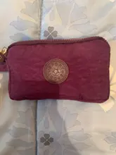 Bolso de mano con 3 cremalleras para mujer, Cartera de marca de carteras, monedero para llaves y tarjetas, monedero corto de lona para mujer y Niña