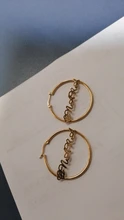 Nextvance alta calidad personalizada nombre pendientes personalizar Namplate ID pendientes largos para mujer de acero inoxidable de regalo