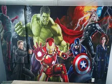 Wallpaper Mural Background Papel-De-Parede Bedroom Living-Room Childrens Boy Cartoon