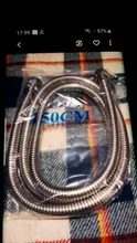 Tube-Head Hose-Meter Water-Pipe Shower Bathroom-Accessories Stainless-Steel for High-Quality