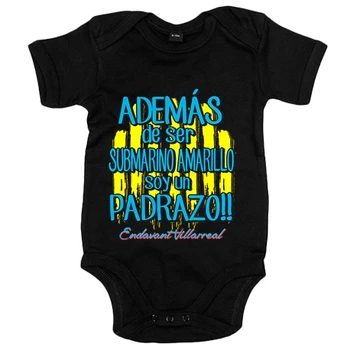 Baby bodysuit besides being Yellow Submarine I'm to padrazo Villarreal football
Baby bodysuit besides being Yellow Submarine I'm to padrazo Villarreal football