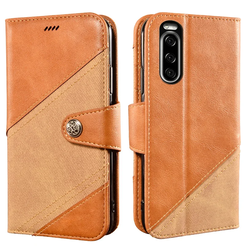 mobile case for Sony Xperia 5 leather wallet book case Magnetic shockproof bumper back vintage cover on Sony Xperia 5 shell
mobile case for Sony Xperia 5 leather wallet book case Magnetic shockproof bumper back vintage cover on Sony Xperia 5 shell