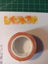 Cinta Washi Floral romántica de papel de 15mm * 7m, cintas de enmascarar de flores, adhesivos decorativos bricolaje, papelería, suministros escolares