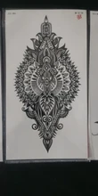 Pegatinas de tatuaje temporal a prueba de agua para hombre y mujer, tatuaje Negro Grande, Cráneo de Tigre, León, Lobo, rosa, pierna, pecho, tatuaje falso para brazo