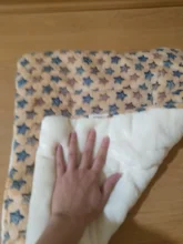 Rug Mattress Large Cartoon Dog-Pad Soft-Cushion Cat Printed Flannel Warm And Pet-Mat