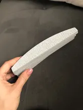 Juego de limas para manicura, juego de bloques de tope de lijado de doble cara, limas grises para esmalte de Gel UV, 100/180, 1 ud.