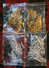 200 unids/bolsa 16 20 25 30 35 40 45 50mm cabeza de ojo Pins clásicos 7 colores plateados alfileres con ojetes para hallazgos de joyería haciendo suministros DIY