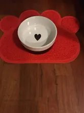 Pad Bowl Bed-Plate Puppy Feeding-Mat Food Water-Tablecloth Cat Cute Paw Clean PVC 30cm--40cm