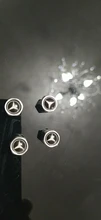 Uds nuevo Metal rueda de neumático válvula gorras para Mercedes Benz W211 W203 W204 W210 W124 AMG W202 La CIA W212 W220 W205 W201 una clase GLA