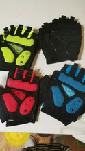 Guantes de ciclismo antideslizantes Unisex, para ciclismo de montaña al aire libre, lavables, medio dedo, guantes deportivos de dedo corto