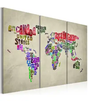 Table-colorful countries-Triptych 
Table-colorful countries-Triptych