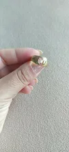 Anillo con iniciales de moda para mujer, sortija abierta con 26 letras de Color dorado, joyería de boda, regalo de cumpleaños