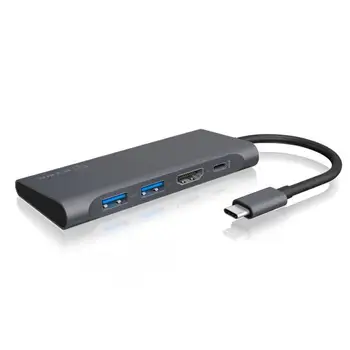 Raidsonic IB-DK4022-CPD Dockingstation USB Type-C auf HDMI + 2x USB Type-A + USB Type-C only for PD 2.0 
Raidsonic IB-DK4022-CPD Dockingstation USB Type-C auf HDMI + 2x USB Type-A + USB Type-C only for PD 2.0