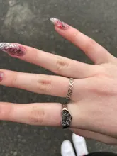 Anillo abierto con forma de corazón ahuecado para mujeres y niñas, joyería de amor de moda, ajustable, Color dorado y plateado