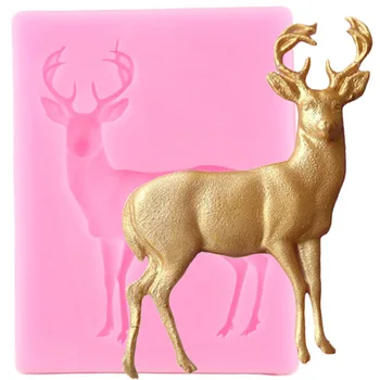 Deer Cupcake Topper Silicone Mold Christmas Cake Decorating Tools Cake Border Fondant Mould Candy Clay Chocolate Gumpaste Moulds
Deer Cupcake Topper Silicone Mold Christmas Cake Decorating Tools Cake Border Fondant Mould Candy Clay Chocolate Gumpaste Moulds