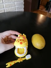 Cepillo de dientes de jirafa para niños, modelo de enseñanza de dientes de Modelo Dental, cepillado educativo, juguete Dental, regalos