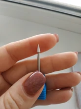 Broca de clavo de cerámica para manicura y pedicura, fresa, cortador de cutículas, limpieza de bricolaje, accesorios eléctricos para uñas, herramienta CH065-1, 1 ud.