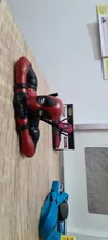 Figura DE ACCIÓN DE Deadpool 2 DE x-men de Marvel de Disney, figura sentada de postura de Anime en miniatura, Mini muñeca de decoración, colección de PVC, modelo de Juguetes