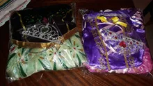 Clothes-Gown Rapunzel-Dress Princess-Costume Tangled Fancy Carnival Birthday Party Halloween