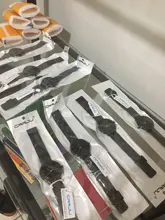 CRRJU-reloj de pulsera de acero para hombre, de marca superior, informal, de malla delgada, deportivo, de cuarzo, resistente al agua, negro, 2150