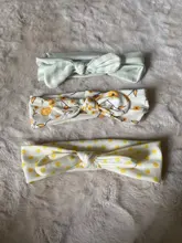 3 unids/set Floral arcos diadema bebé diademas de chica de elástico Bowknot bebé banda de pelo turbante conjunto, accesorios para el cabello para chicas