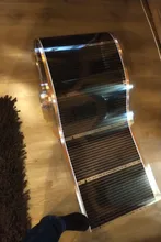 Lámina calefactora infrarroja de 220V y 50cm de ancho, calefactor eléctrico para suelos, 220W, todos los tamaños